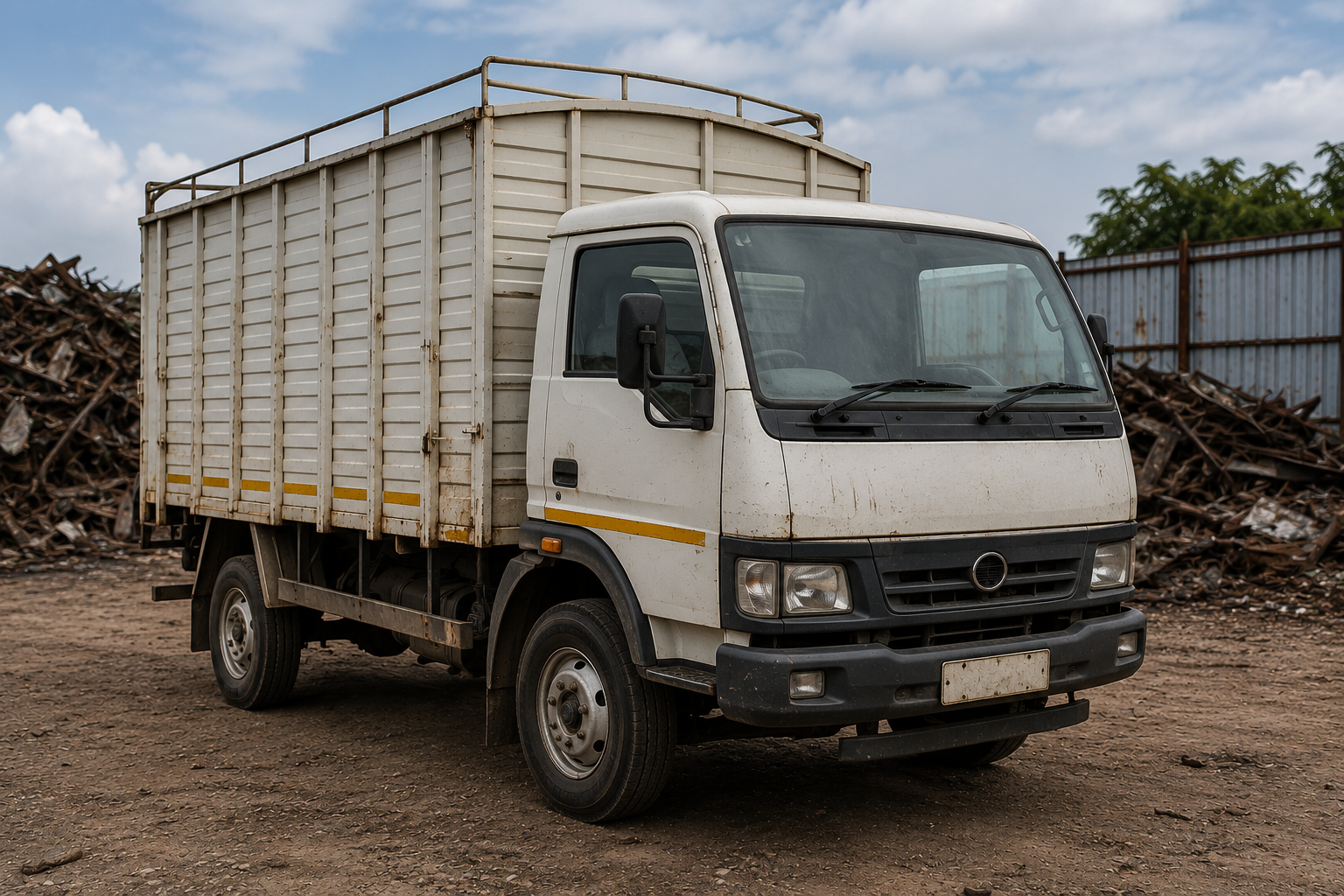 Heavy commercial truck or LCV for scrapping