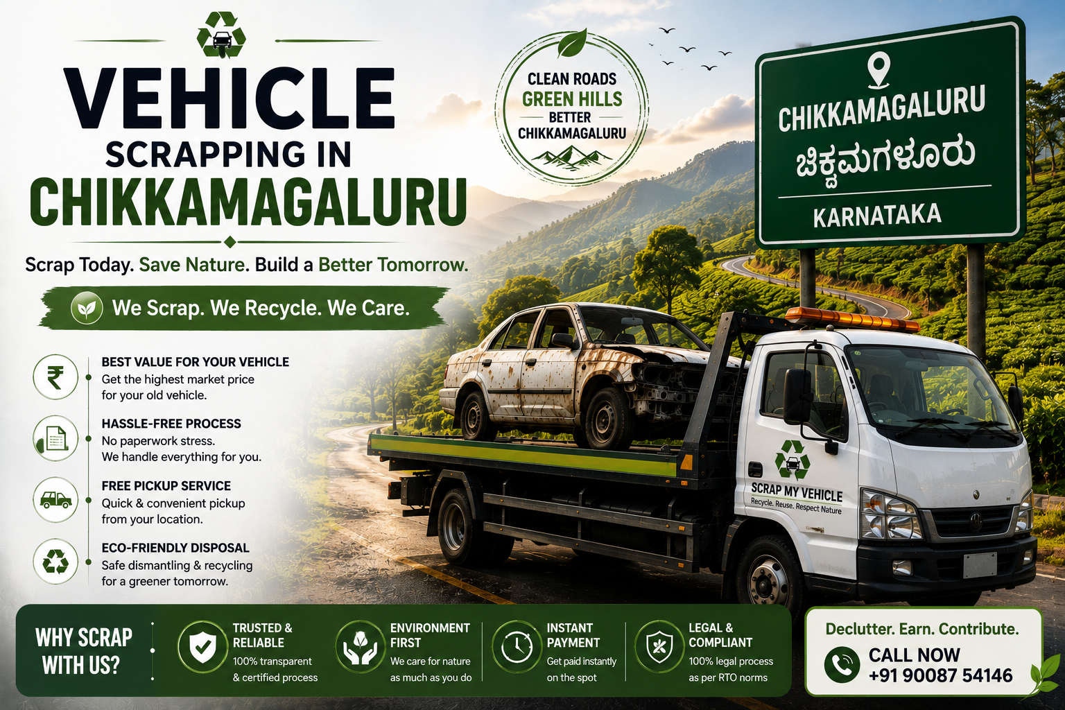 Best Vehicle Scrapping in Chikkamagaluru, Karnataka