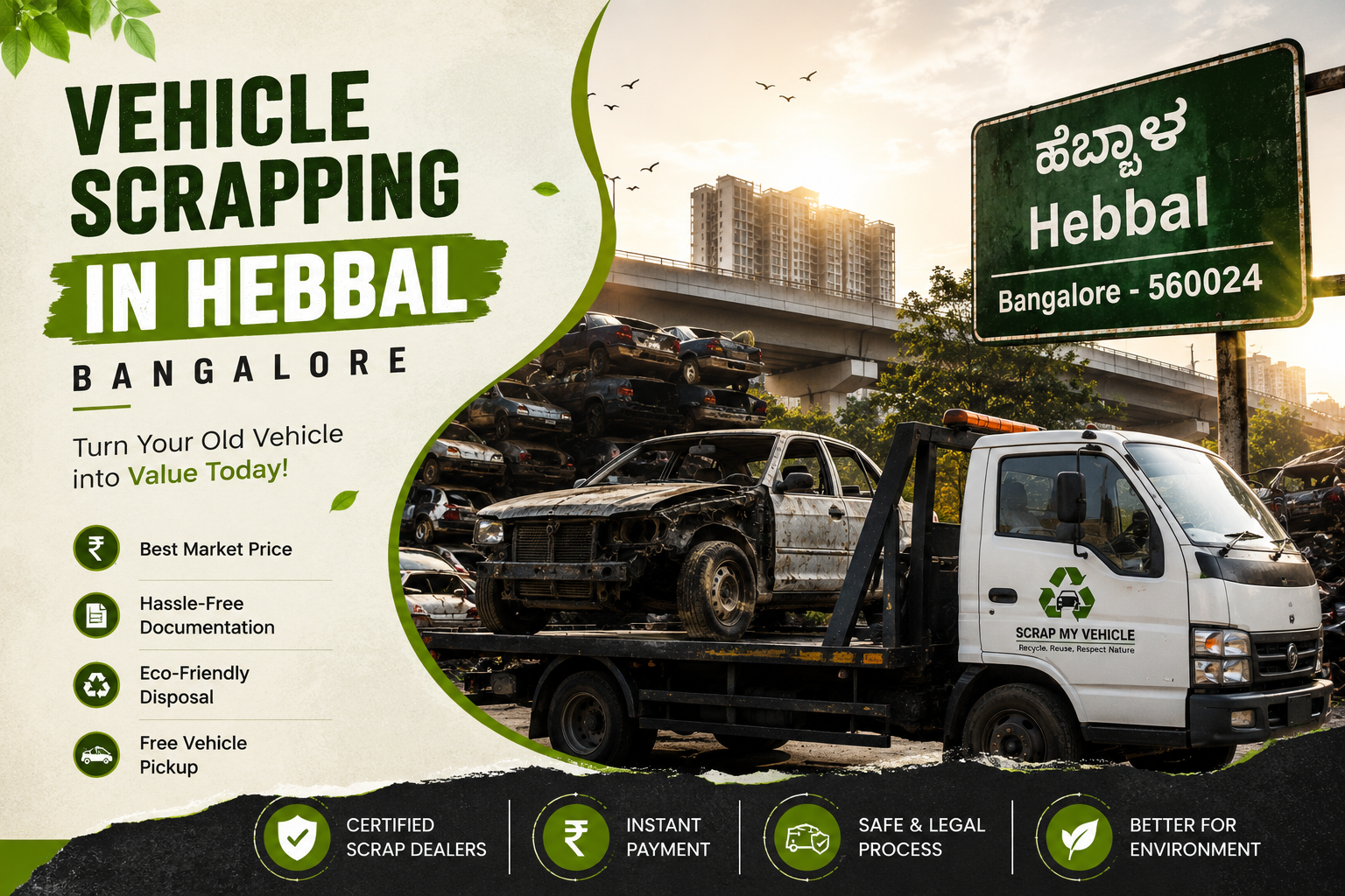 Vehicle Scrapping in Hebbal Bangalore