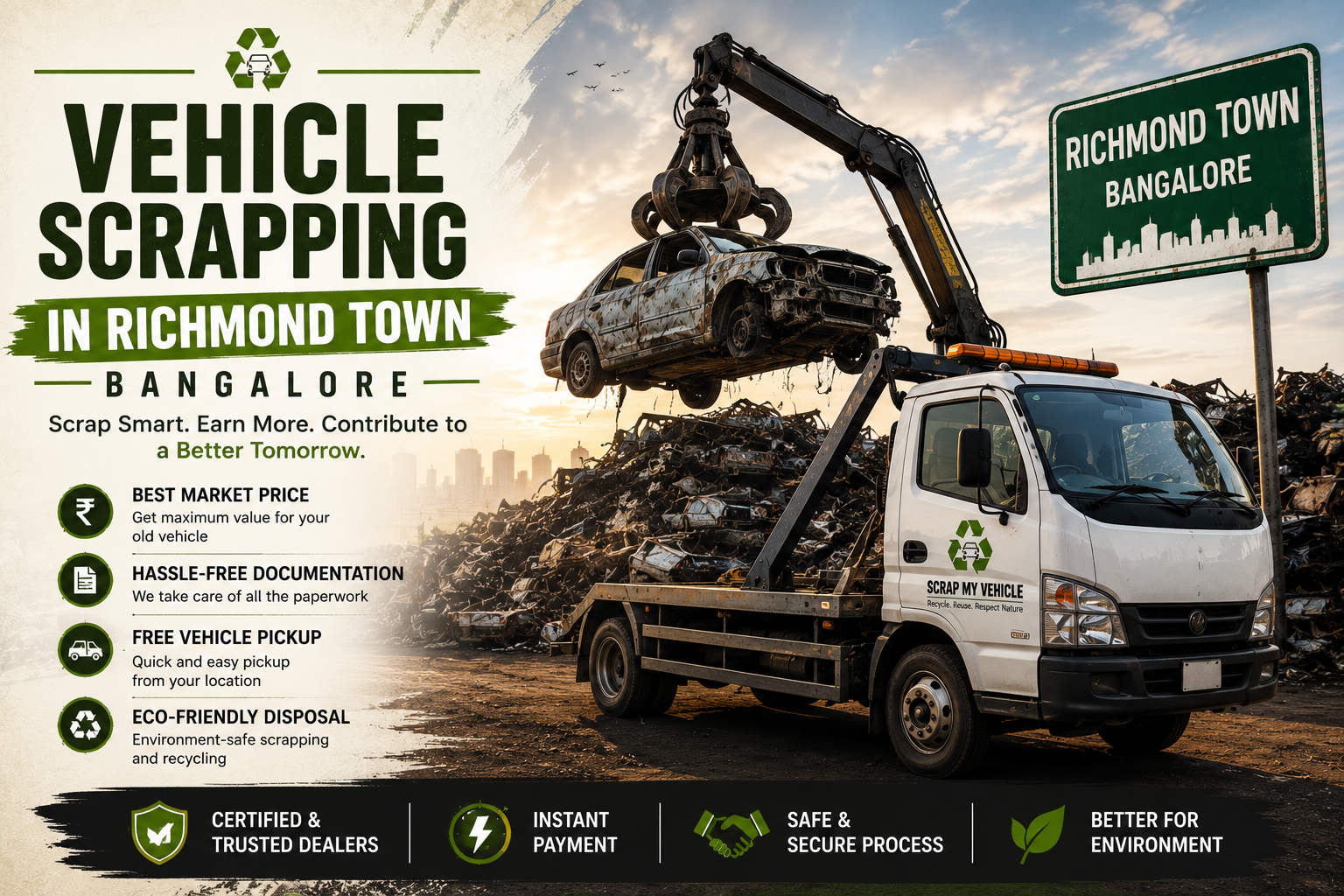 Vehicle Scrapping in Richmond Town Bangalore