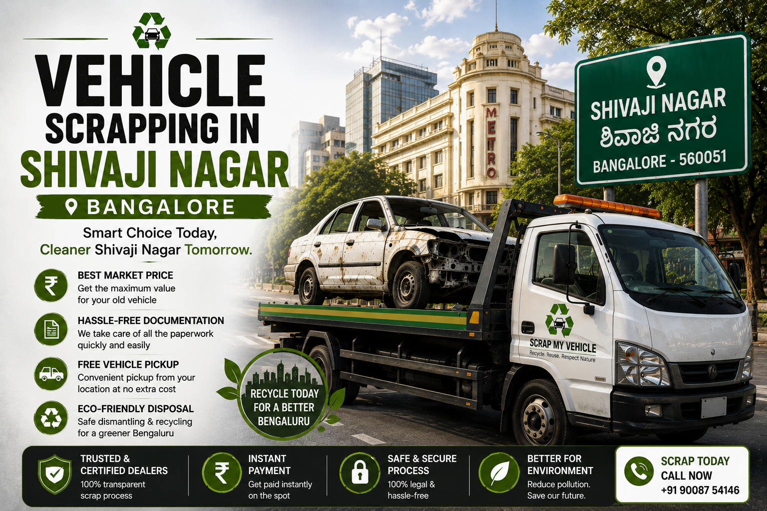 Vehicle Scrapping in Shivaji Nagar Bangalore