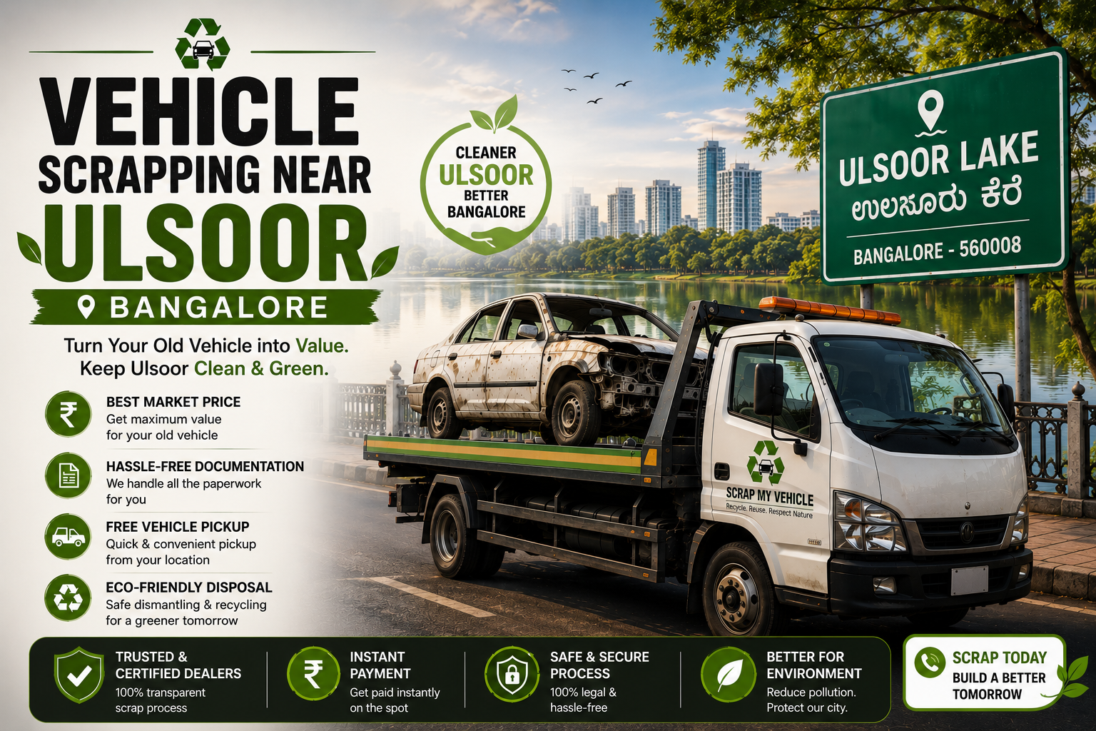 Vehicle Scrapping in Ulsoor Bangalore